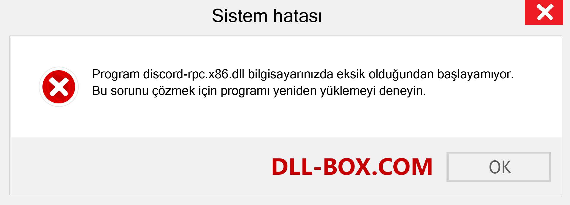 discord-rpc.x86.dll dosyası eksik mi? Windows 7, 8, 10 için İndirin - Windows'ta discord-rpc.x86 dll Eksik Hatasını Düzeltin, fotoğraflar, resimler